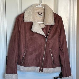 Small faux fur lined jacket